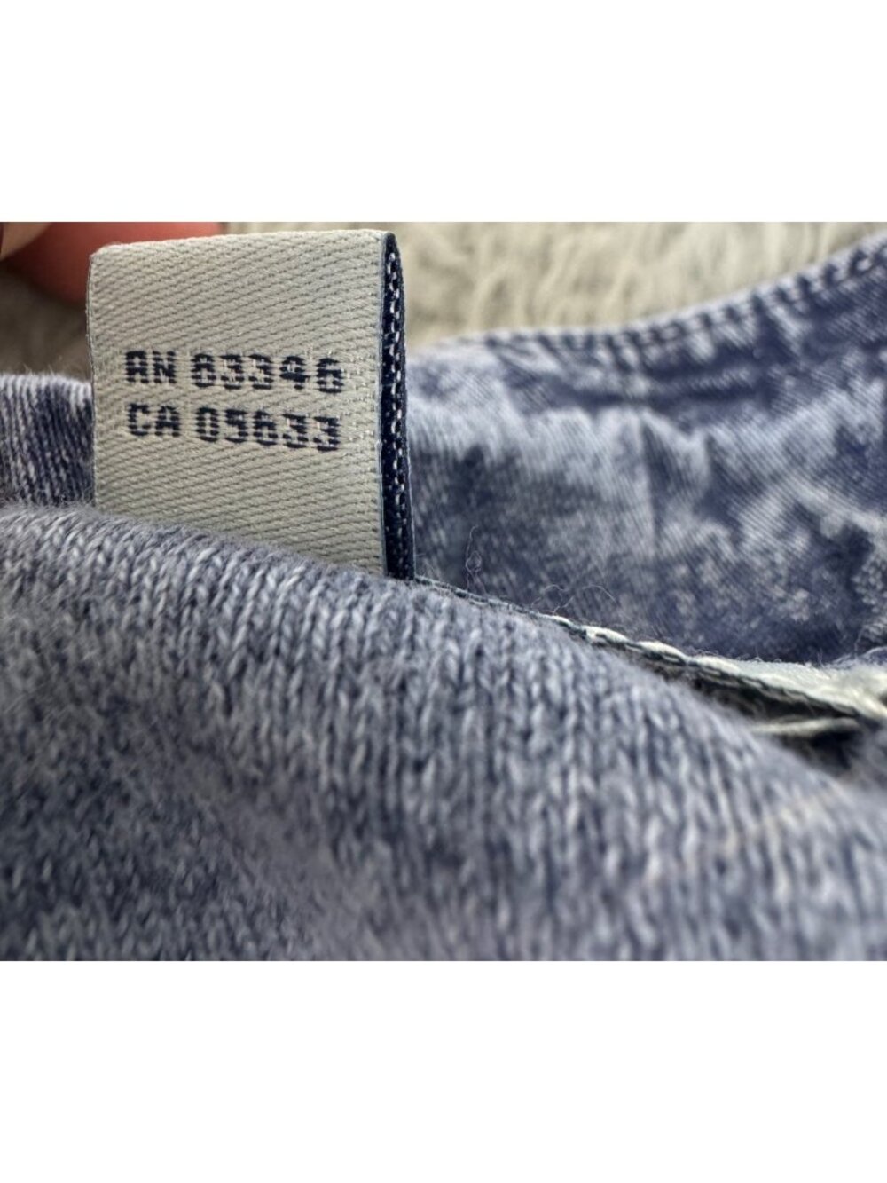 PBJ Blues Womens Indigo Tunic Shirt M/M Y2K Cottage Waffle Knit Stretch Comfort - Picture 12 of 16